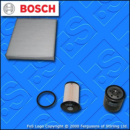 SERVICE KIT for FORD C-MAX 1.8 TDCI BOSCH OIL FUEL CABIN FILTERS (2007-2010)