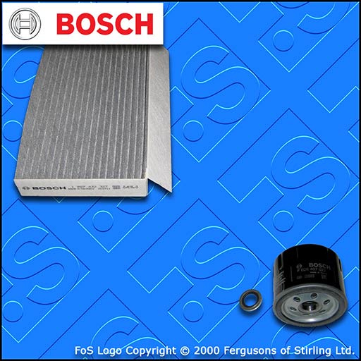 SERVICE KIT for RENAULT MEGANE III 1.5 DCI BOSCH OIL CABIN FILTERS (2008-2012)