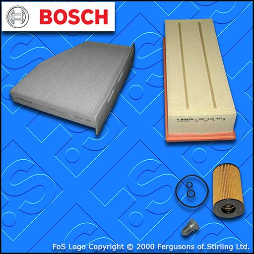 SERVICE KIT for VW TOURAN 1.6 TDI BOSCH OIL AIR CABIN FILTERS (2010-2015)