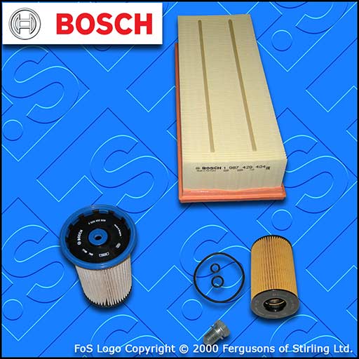 SERVICE KIT for VW SHARAN 2.0 TDI ENG=CF* BOSCH OIL AIR FUEL FILTERS (2010-2015)