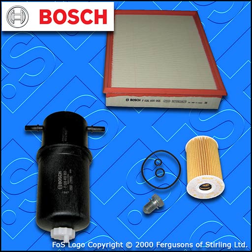 SERVICE KIT for VW CRAFTER (2E/2F) 2.0 TDI BOSCH OIL AIR FUEL FILTER (2011-2016)