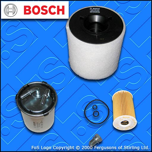 SERVICE KIT for AUDI A1 1.6 TDI CAYB CAYC OIL AIR FUEL FILTERS (2012-2015)