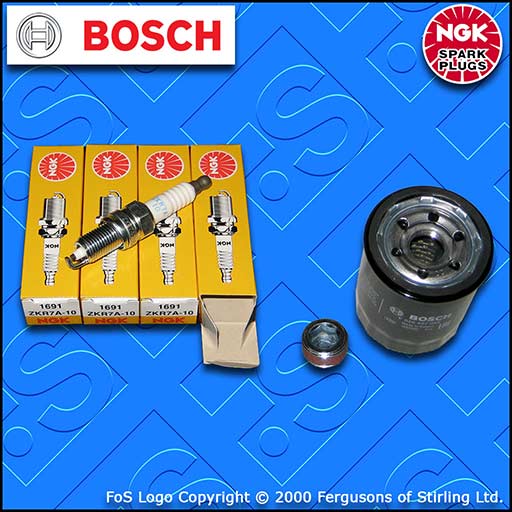 SERVICE KIT for FORD KA (B420) 1.2 PETROL OIL FILTER SUMP PLUG PLUGS (2008-2016)