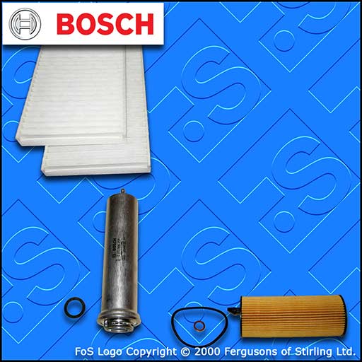 SERVICE KIT for BMW 5 SERIES 520D E60 E61 N47 OIL FUEL CABIN FILTERS (2006-2010)