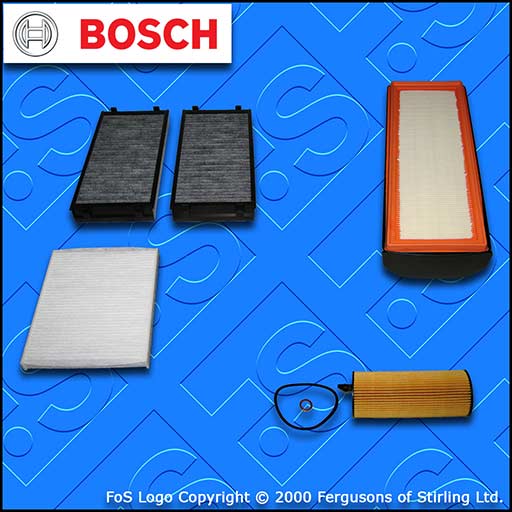 SERVICE KIT for BMW X5 (F15) M50D BOSCH OIL AIR CABIN FILTERS (2013-2018)