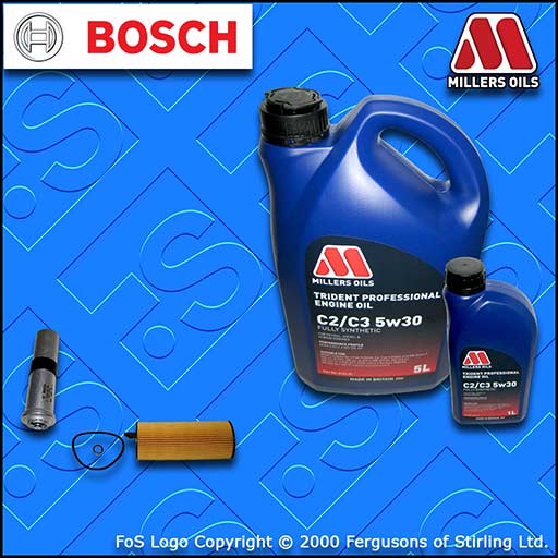 SERVICE KIT for BMW 3 SERIES E90 E91 E92 N47 318D OIL FUEL FILTER +OIL 2010 ONLY