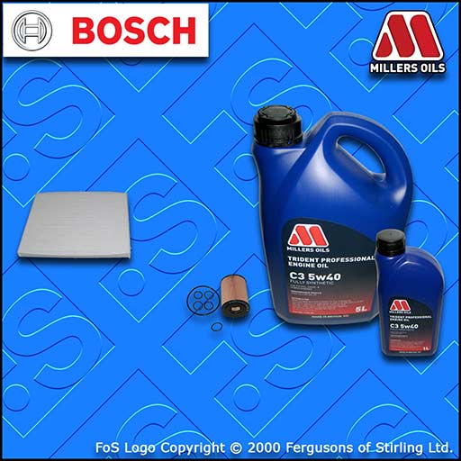 SERVICE KIT OPEL VAUXHALL CORSA D MK3 1.7 CDTI OIL CABIN FILTER +OIL (2006-2014)