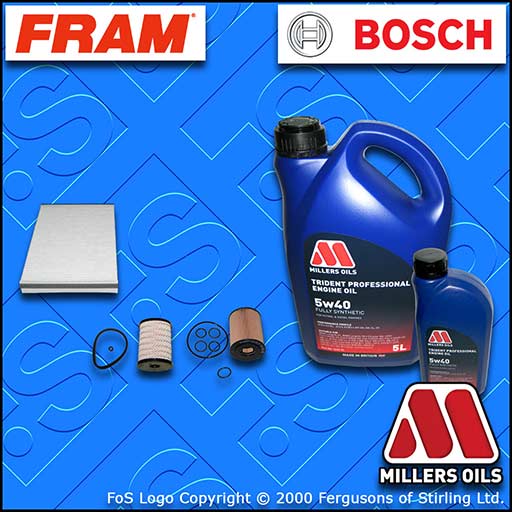 SERVICE KIT OPEL VAUXHALL ASTRA H MK5 1.7 CDTI DTJ DTR OIL FUEL CABIN FILTER+OIL