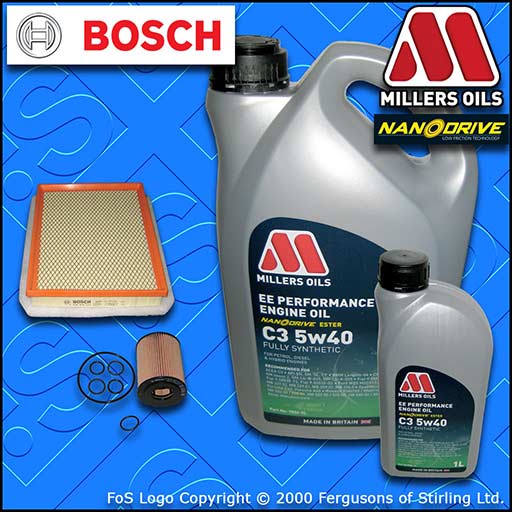 SERVICE KIT for VAUXHALL ZAFIRA MK2 1.7 CDTI OIL AIR FILTERS +EE OIL (2008-2011)