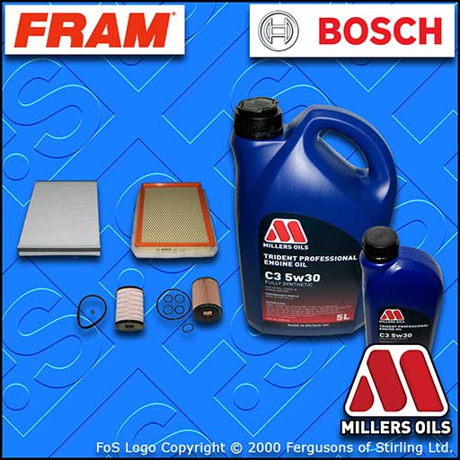 SERVICE KIT VAUXHALL ASTRA H MK5 1.7 CDTI DTJ DTR OIL AIR FUEL CABIN FILTER +OIL