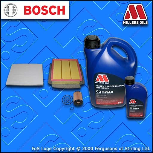 SERVICE KIT OPEL VAUXHALL CORSA D MK3 1.7 CDTI OIL AIR CABIN FILTER +OIL (06-14)