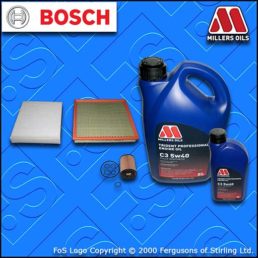 SERVICE KIT OPEL VAUXHALL ASTRA J MK6 1.7 CDTI OIL AIR CABIN FILTER +OIL (09-15)