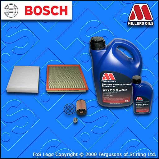 SERVICE KIT OPEL VAUXHALL ASTRA J MK6 1.7 CDTI OIL AIR CABIN FILTER +OIL (09-15)