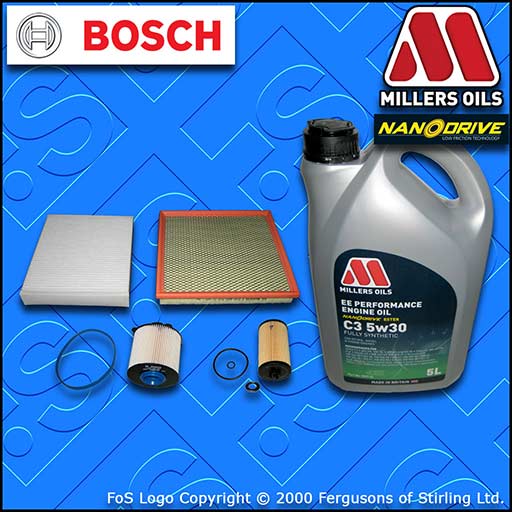 SERVICE KIT OPEL VAUXHALL ASTRA J MK6 1.6 CDTI OIL AIR FUEL CABIN FILTERS +OIL