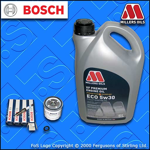 SERVICE KIT FORD FOCUS MK3 1.5 ECOBOOST OIL FILTER PLUGS +5w30 ECO OIL 2014-2018