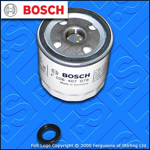 SERVICE KIT for VOLVO C30 1.6 BOSCH OIL FILTER SUMP PLUG SEAL (2006-2012)