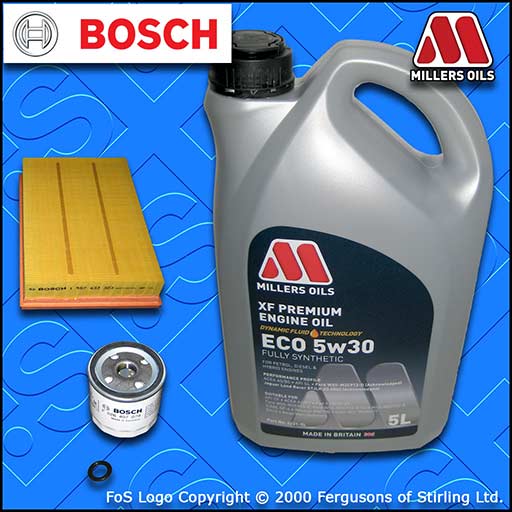 SERVICE KIT for VOLVO C30 1.6 OIL AIR FILTERS +ECO OIL (2006-2007)