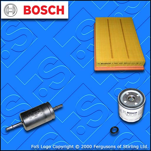 SERVICE KIT for VOLVO C30 1.6 BOSCH OIL AIR FUEL FILTERS (2006-2007)