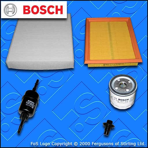 SERVICE KIT for FORD FUSION 1.25 16V OIL AIR FUEL CABIN FILTERS (2004-2012)