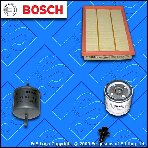 SERVICE KIT for FORD PUMA 1.4 BOSCH OIL AIR FUEL FILTERS (1997-2000)
