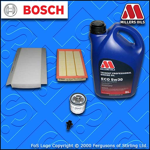 SERVICE KIT for FORD PUMA 1.4 OIL AIR CABIN FILTERS +LL OIL (1997-2000)