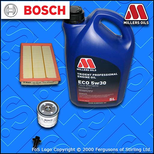 SERVICE KIT for FORD PUMA 1.4 OIL AIR FILTERS +LL OIL (1997-2000)