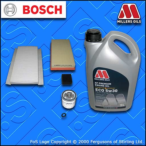 SERVICE KIT for FORD FOCUS MK1 1.4 PETROL OIL AIR CABIN FILTERS +OIL (1998-2002)