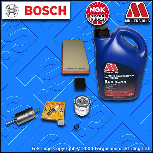 SERVICE KIT for FORD FOCUS MK1 1.4 PETROL OIL AIR FUEL FILTER PLUGS +OIL (98-04)