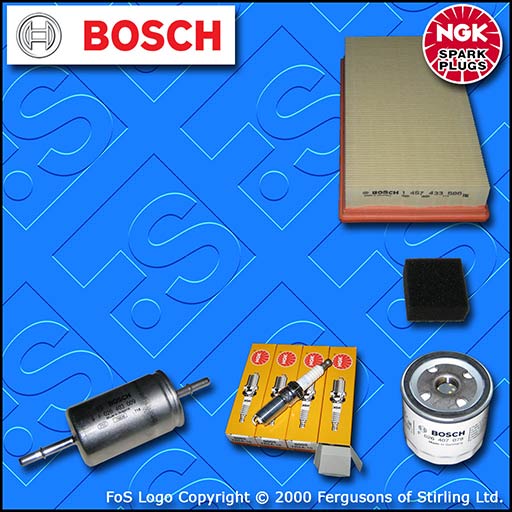 SERVICE KIT for FORD FOCUS MK1 1.4 PETROL OIL AIR FUEL FILTER PLUGS (98-04)