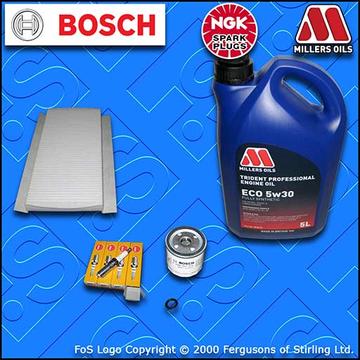 SERVICE KIT for FORD FOCUS MK1 1.4 PETROL OIL CABIN FILTERS PLUGS +OIL 1998-2002