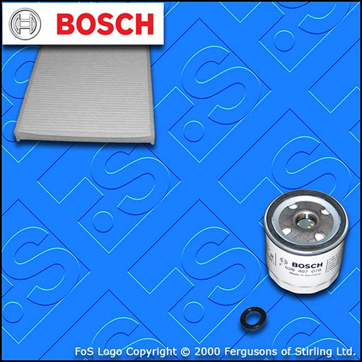 SERVICE KIT for FORD B-MAX 1.4 1.6 BOSCH OIL CABIN FILTERS (2012-2019)
