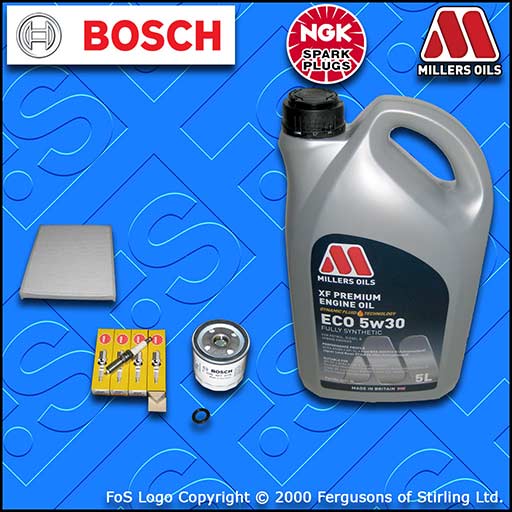 SERVICE KIT for FORD B-MAX 1.4 1.6 OIL CABIN FILTERS PLUGS +OIL (2012-2019)