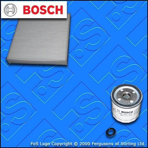 SERVICE KIT for FORD S-MAX 1.6 ECOBOOST BOSCH OIL CABIN FILTERS (2011-2014)