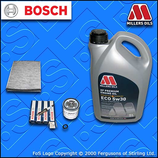 SERVICE KIT FORD FOCUS MK3 1.5 ECOBOOST OIL CABIN FILTER PLUGS +5w30 OIL (14-18)