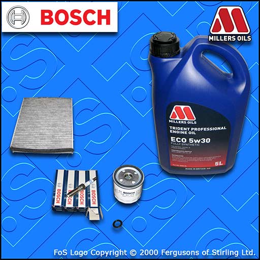 SERVICE KIT FORD FOCUS MK3 1.5 ECOBOOST OIL CABIN FILTER PLUGS +5w30 OIL (14-18)