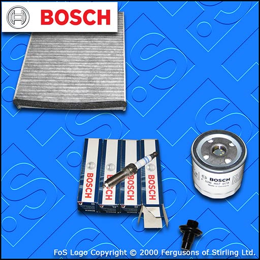 SERVICE KIT FORD FOCUS MK3 1.5 ECOBOOST BOSCH OIL CABIN FILTER PLUGS (2014-2018)