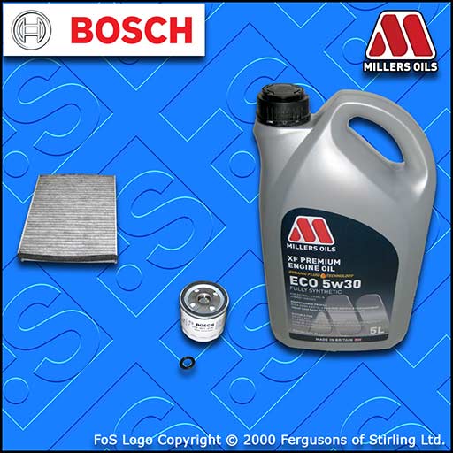 SERVICE KIT for FORD FOCUS MK3 1.5 ECOBOOST OIL CABIN FILTER +5w30 OIL 2014-2018