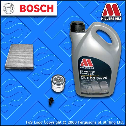 SERVICE KIT for FORD FOCUS MK3 1.5 ECOBOOST OIL CABIN FILTER +5w20 OIL 2014-2018