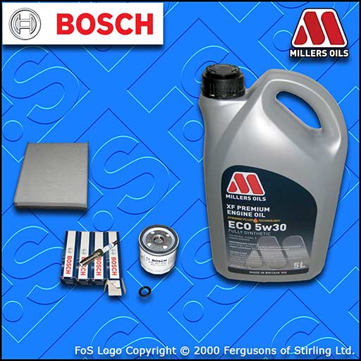 SERVICE KIT FORD FOCUS MK3 1.5 ECOBOOST OIL CABIN FILTER PLUGS +5w30 OIL (14-18)