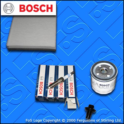 SERVICE KIT FORD FOCUS MK3 1.5 ECOBOOST BOSCH OIL CABIN FILTER PLUGS (2014-2018)