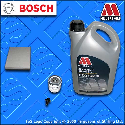 SERVICE KIT for FORD FOCUS MK3 1.5 ECOBOOST OIL CABIN FILTER +5w30 OIL 2014-2018