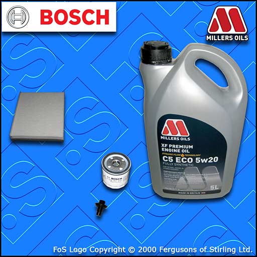 SERVICE KIT for FORD FOCUS MK3 1.5 ECOBOOST OIL CABIN FILTER +5w20 OIL 2014-2018