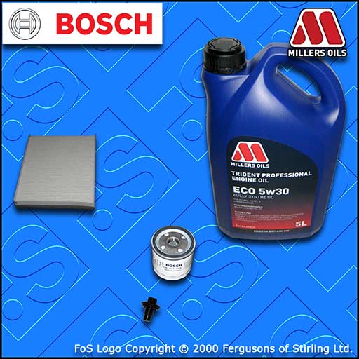 SERVICE KIT for FORD FOCUS MK3 1.5 ECOBOOST OIL CABIN FILTER +5w30 OIL 2014-2018