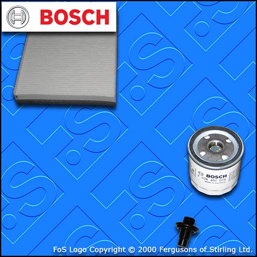 SERVICE KIT for FORD FOCUS MK3 1.6 ECOBOOST BOSCH OIL CABIN FILTERS (2010-2015)