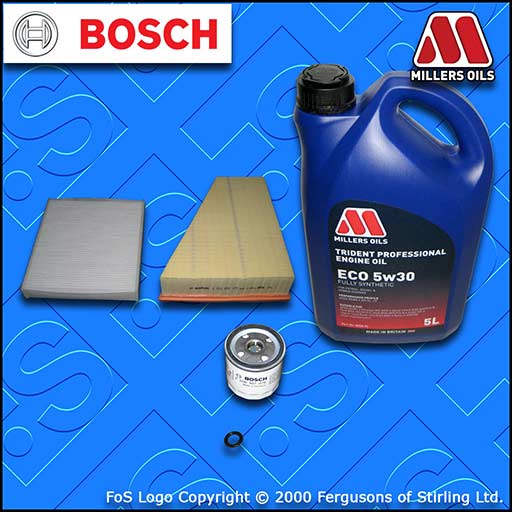 SERVICE KIT for FORD S-MAX 1.6 ECOBOOST OIL AIR CABIN FILTERS +OIL (2011-2014)