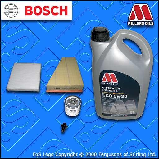 SERVICE KIT FORD S-MAX 1.6 ECOBOOST OIL AIR CABIN FILTERS SUMP PLUG +OIL (11-14)