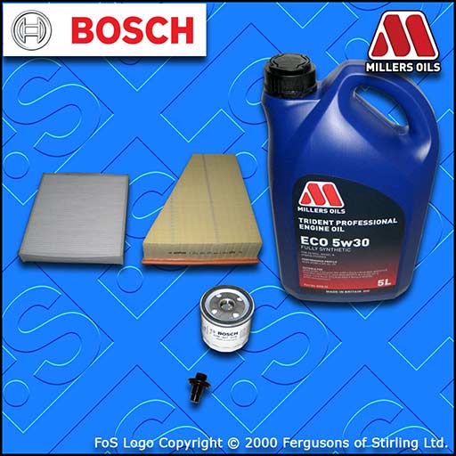 SERVICE KIT FORD S-MAX 1.6 ECOBOOST OIL AIR CABIN FILTERS SUMP PLUG +OIL (11-14)