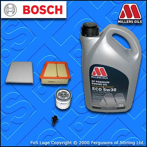 SERVICE KIT for FORD B-MAX 1.4 1.6 OIL AIR CABIN FILTER SUMP PLUG +OIL 2012-2019