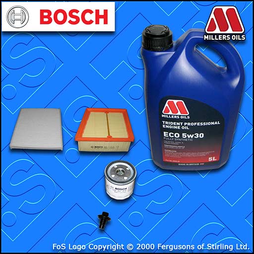 SERVICE KIT for FORD B-MAX 1.4 1.6 OIL AIR CABIN FILTER SUMP PLUG +OIL 2012-2019