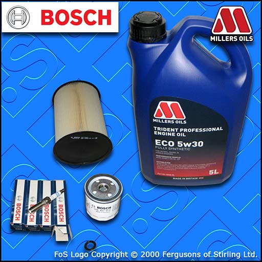 SERVICE KIT FORD FOCUS MK3 1.5 ECOBOOST OIL AIR FILTER PLUGS +5w30 OIL 2014-2018